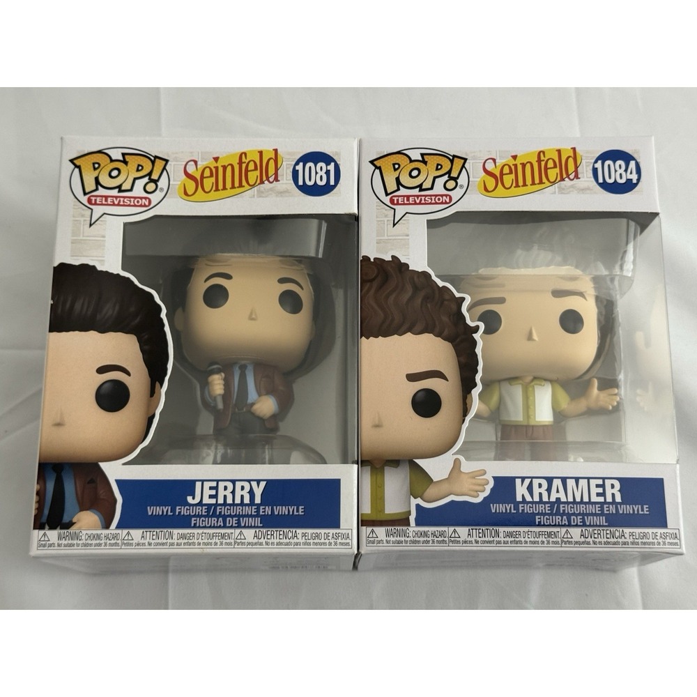 Seinfeld Funko Pop! Jerry #1081 & Kramer #1084 Lot Of 2